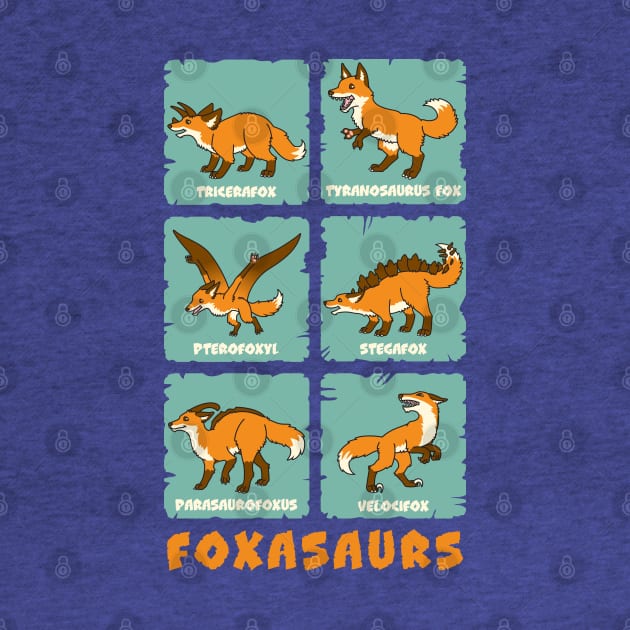 Foxasaurs by GiveNoFox